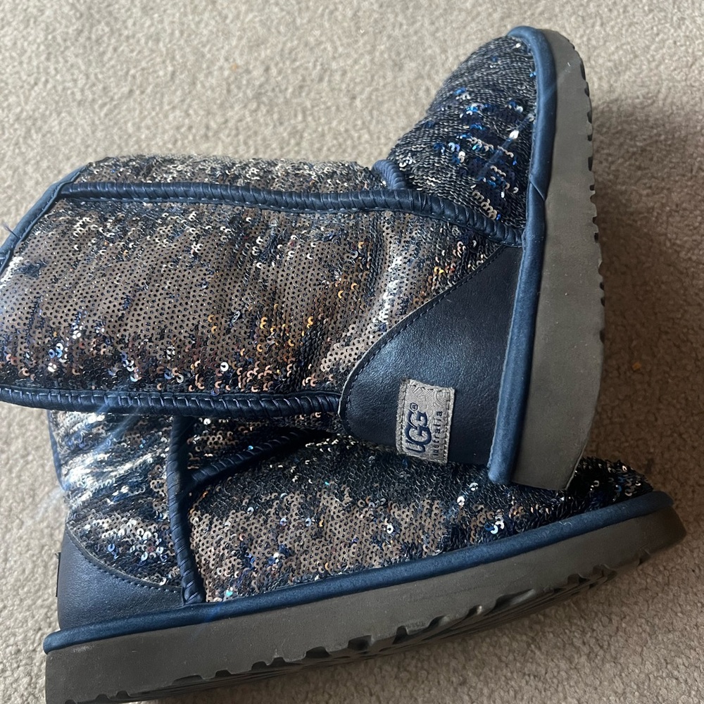 UGG Black Sequin Boots